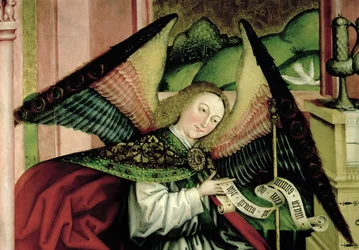 Die Anbetung der Hirten - Detail eines Engels